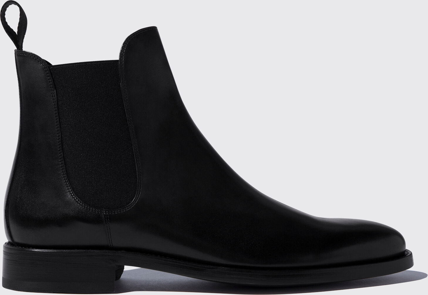 Scarosso Enzo Nero - Uomo Chelsea Boots Nero - Vitello 42.5