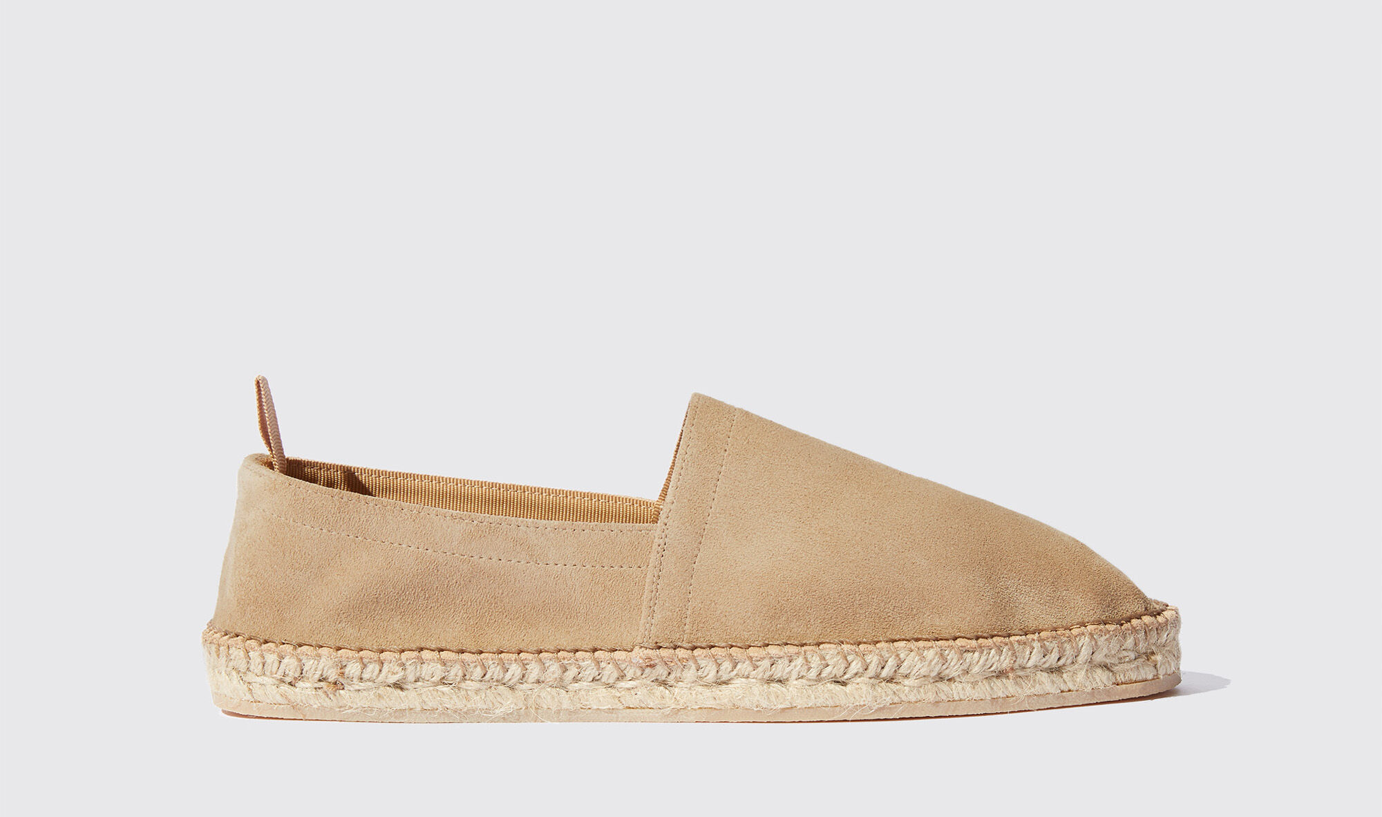 Scarosso Pablo Beige Suede - Uomo Espadrillas Beige - Camoscio 42