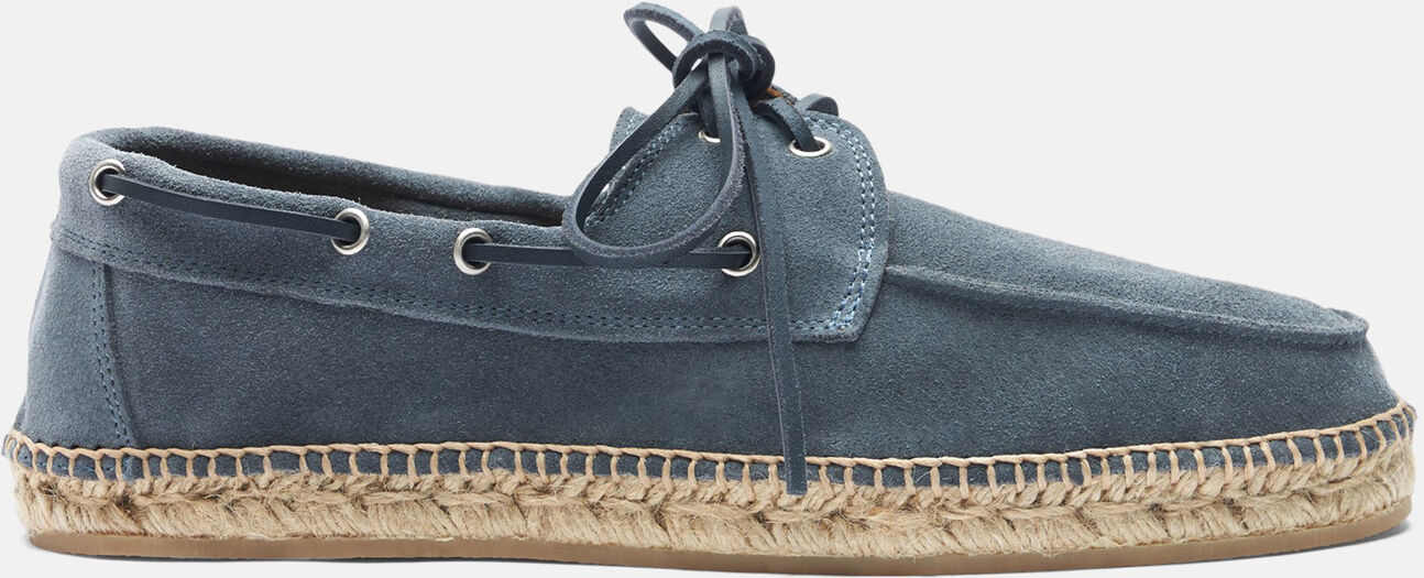 Scarosso Felipe Grey Suede - Uomo Espadrillas Grey - Suede Leather 44