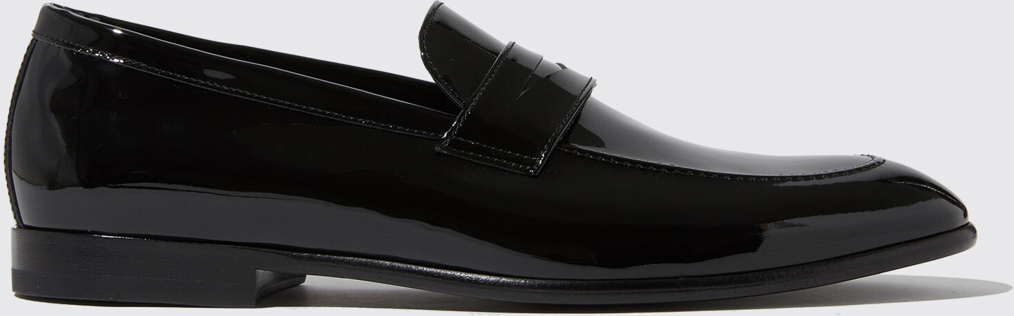 Scarosso Marzio Nero Vernice - Uomo Mocassini Black - Patent Leather 43,5