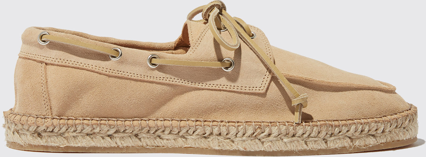 Scarosso Felipe Beige Suede - Uomo Espadrillas Beige - Suede Leather 41