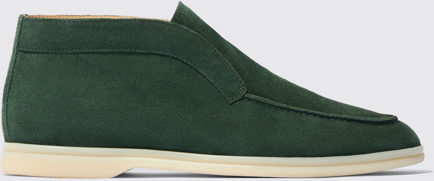 Scarosso Leonardo Green Suede - Uomo Stivali Green - Suede 40,5