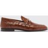 Scarosso Alessandro Brown Croco - Uomo Mocassini Brown - Croco-printed Calf 41