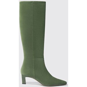 Scarosso Kira Green Suede - Donna Stivali E Stivaletti Green - Suede 35