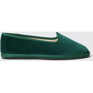 Scarosso Valentina Verde Velluto - Donna Slippers Verde - Velluto 36