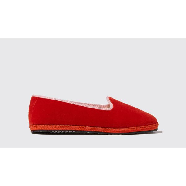 scarosso sunset - donna slippers red - velvet 36