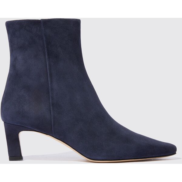 scarosso kitty blue suede - donna stivali e stivaletti blue - suede 35