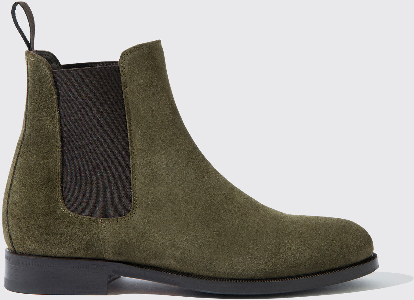 scarosso elena foresta - donna chelsea boots marrone scuro - camoscio 39