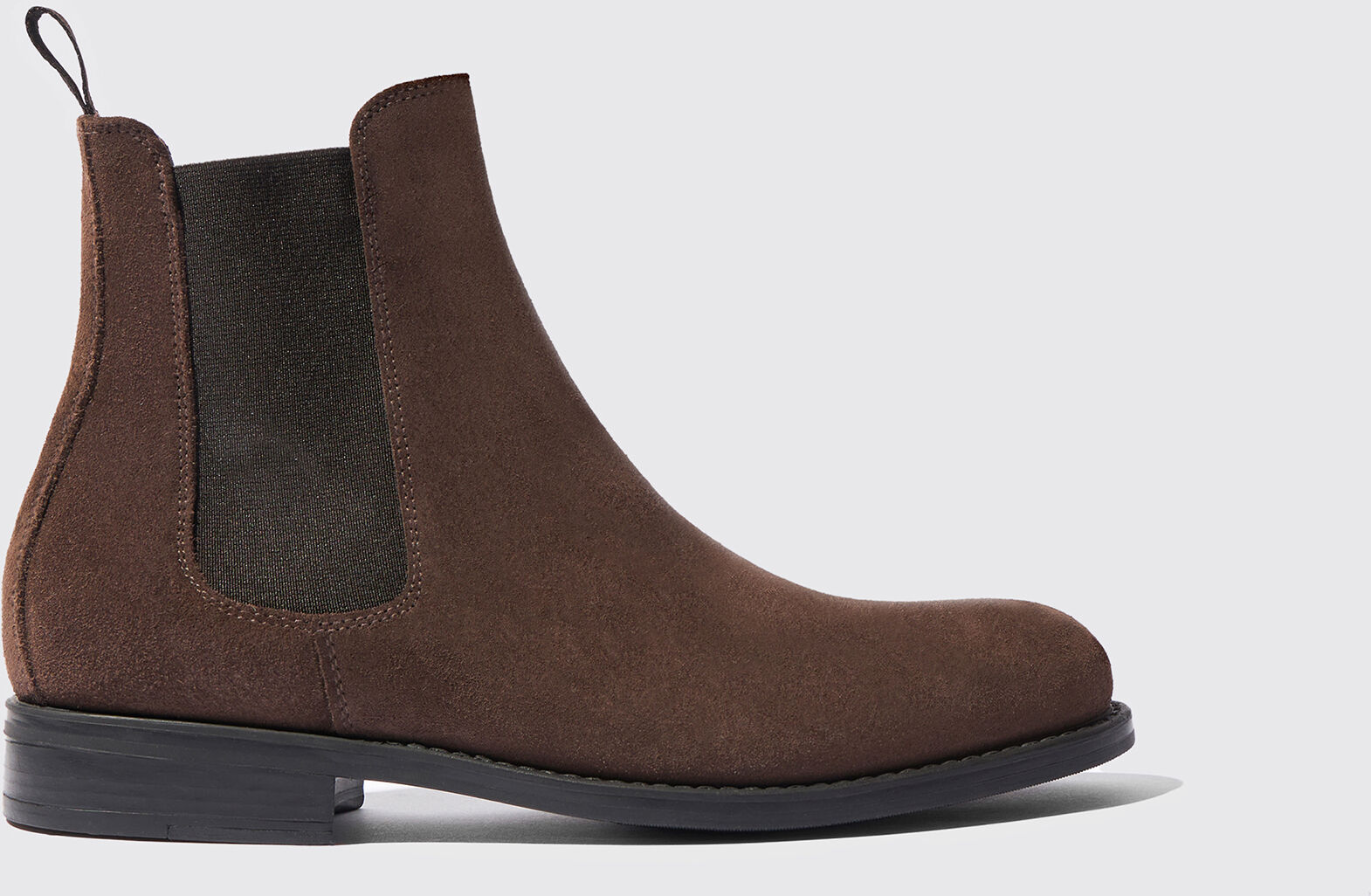 scarosso claudia brown suede - donna chelsea boots brown - suede 36