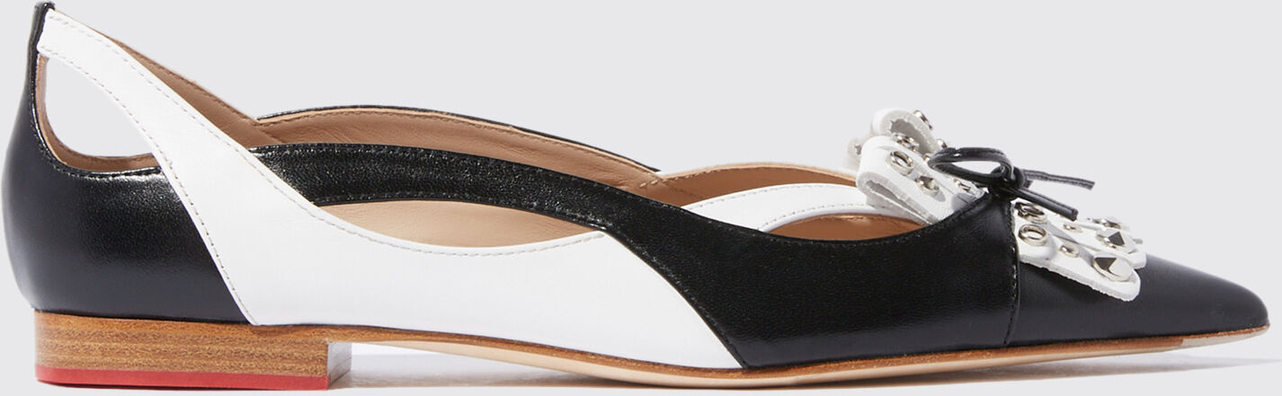 Scarosso Classic - Donna Mocassini & Scarpe Basse Black And White - Calf 36