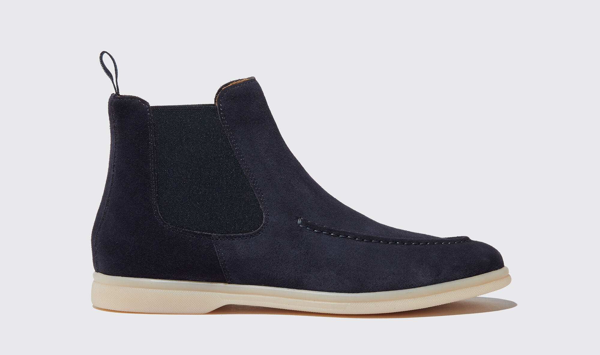 Scarosso Eugenia Blu Scamosciata - Donna Chelsea Boots Blue - Suede Leather 41