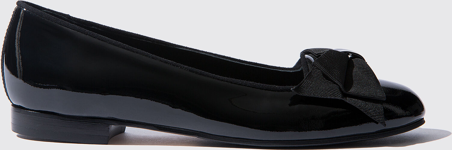 Scarosso Cloe Nera - Donna Ballerine Nero - Vernice 37