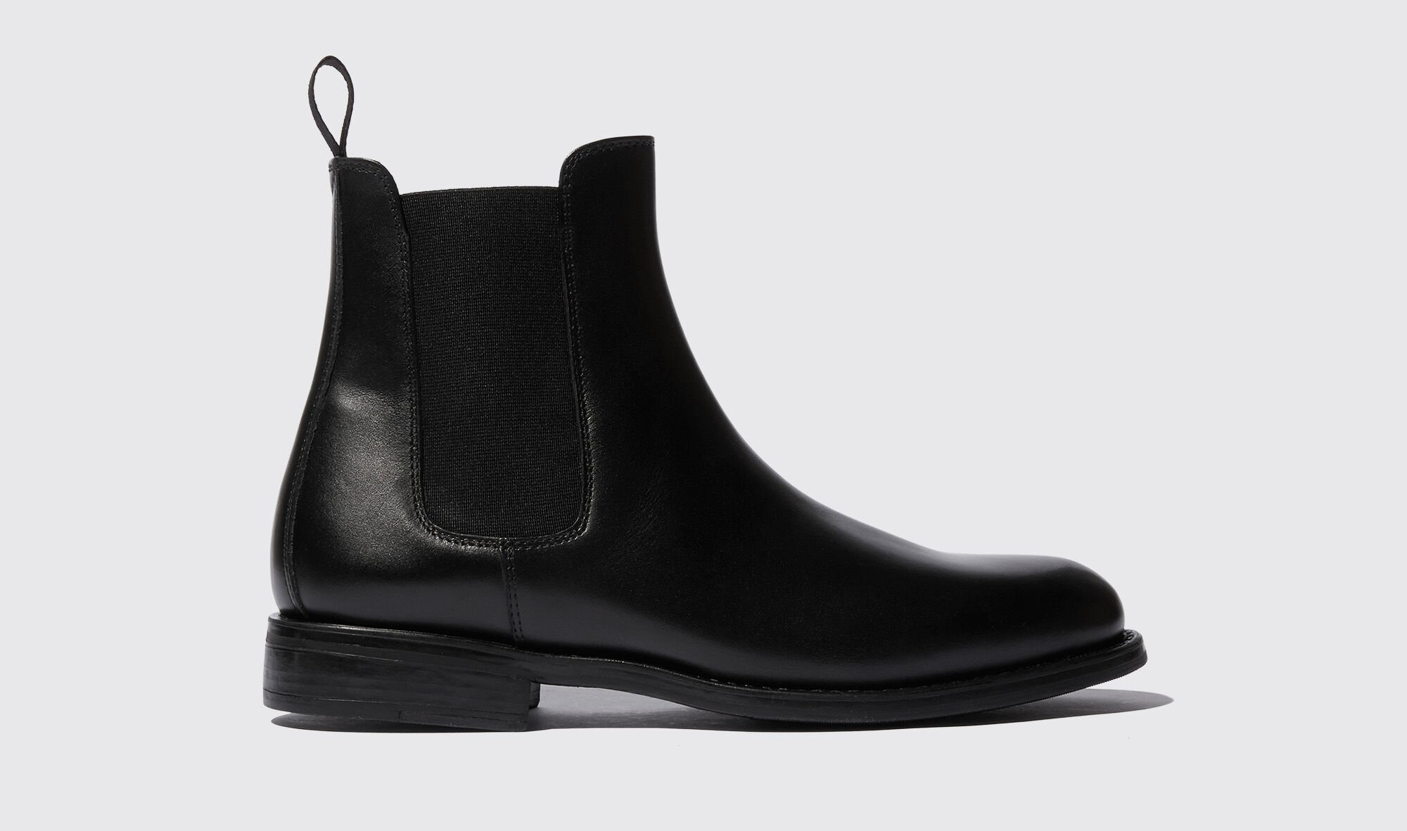 Scarosso Claudia Nera - Donna Chelsea Boots Nero - Vitello 38,5