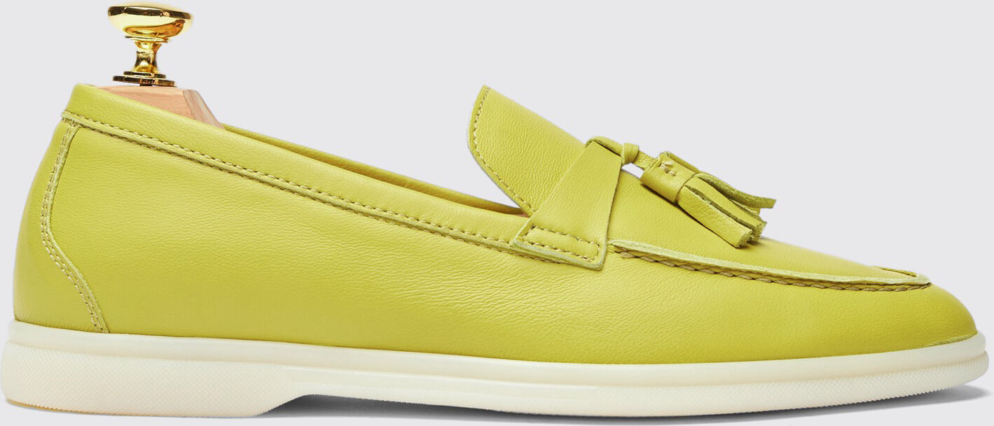 Scarosso Leandra Lime  - Donna Mocassini Lime - Calf 35