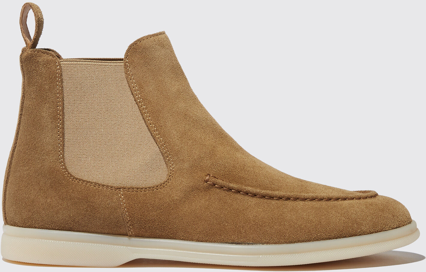 Scarosso Eugenia Beige Scamosciata - Donna Chelsea Boots Beige - Suede Leather 38,5