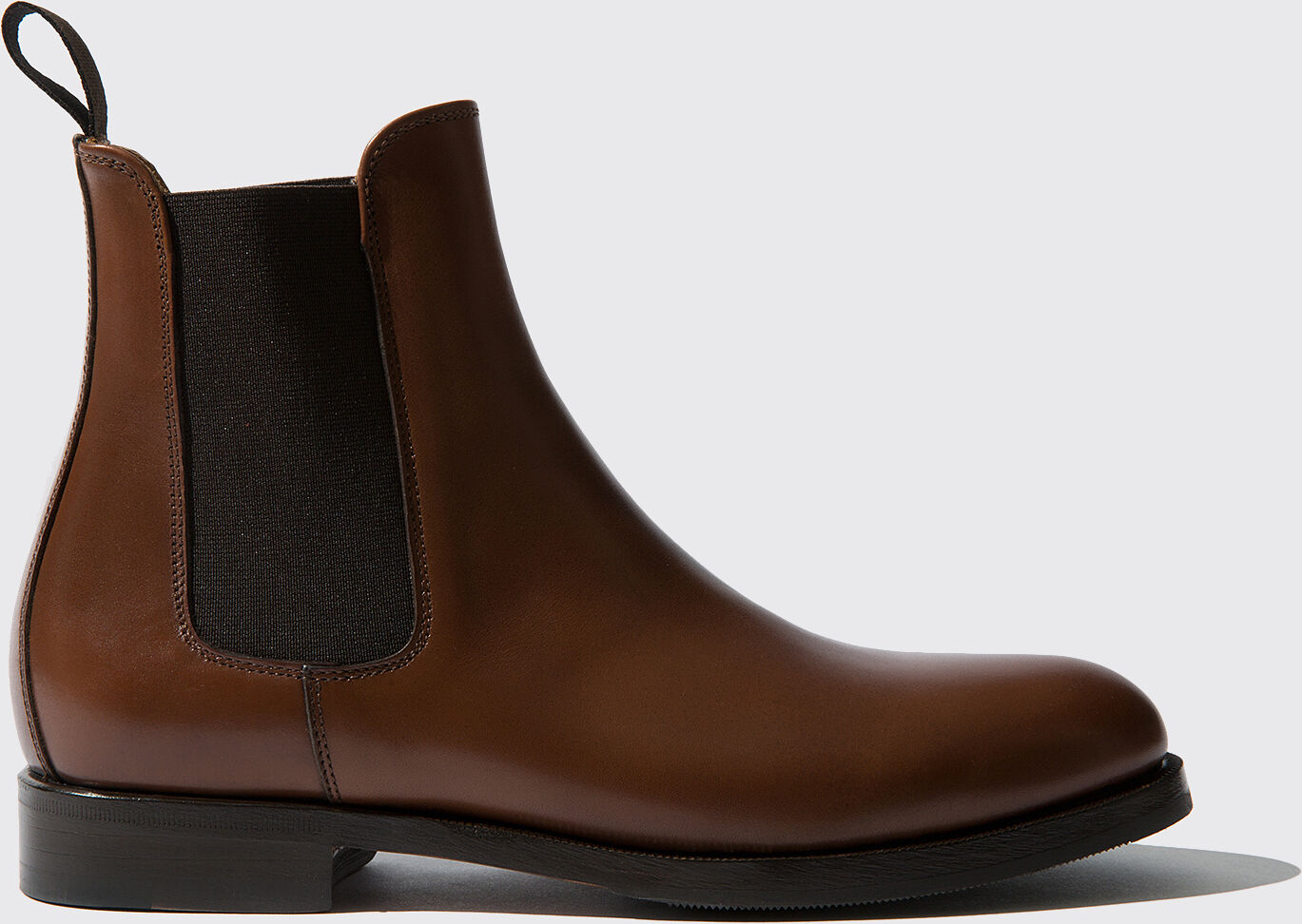 Scarosso Elena Castagno - Donna Chelsea Boots Marrone Scuro - Vitello 37