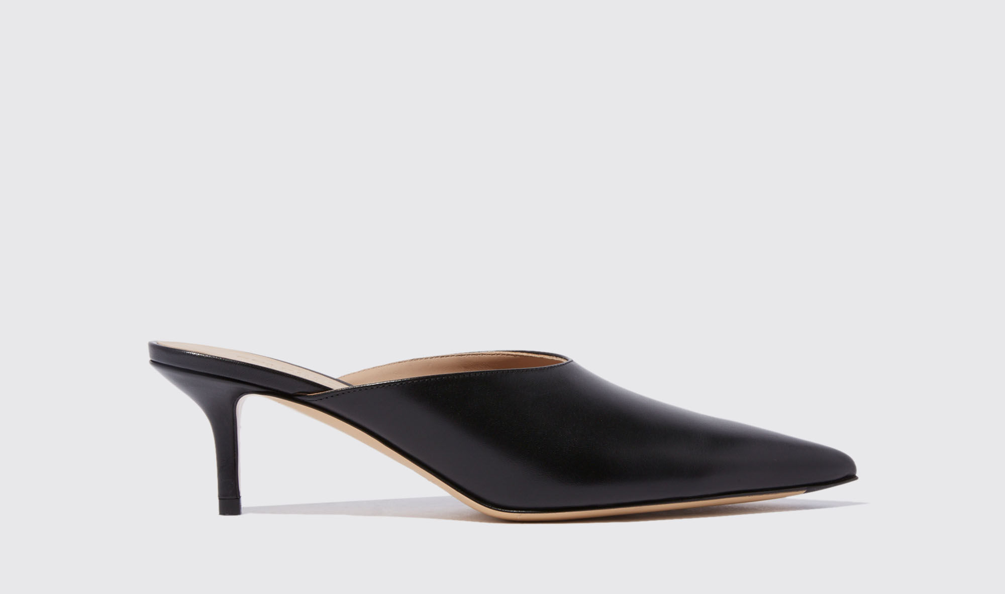 Scarosso Laura Black - Donna Mules Black - Calf 38