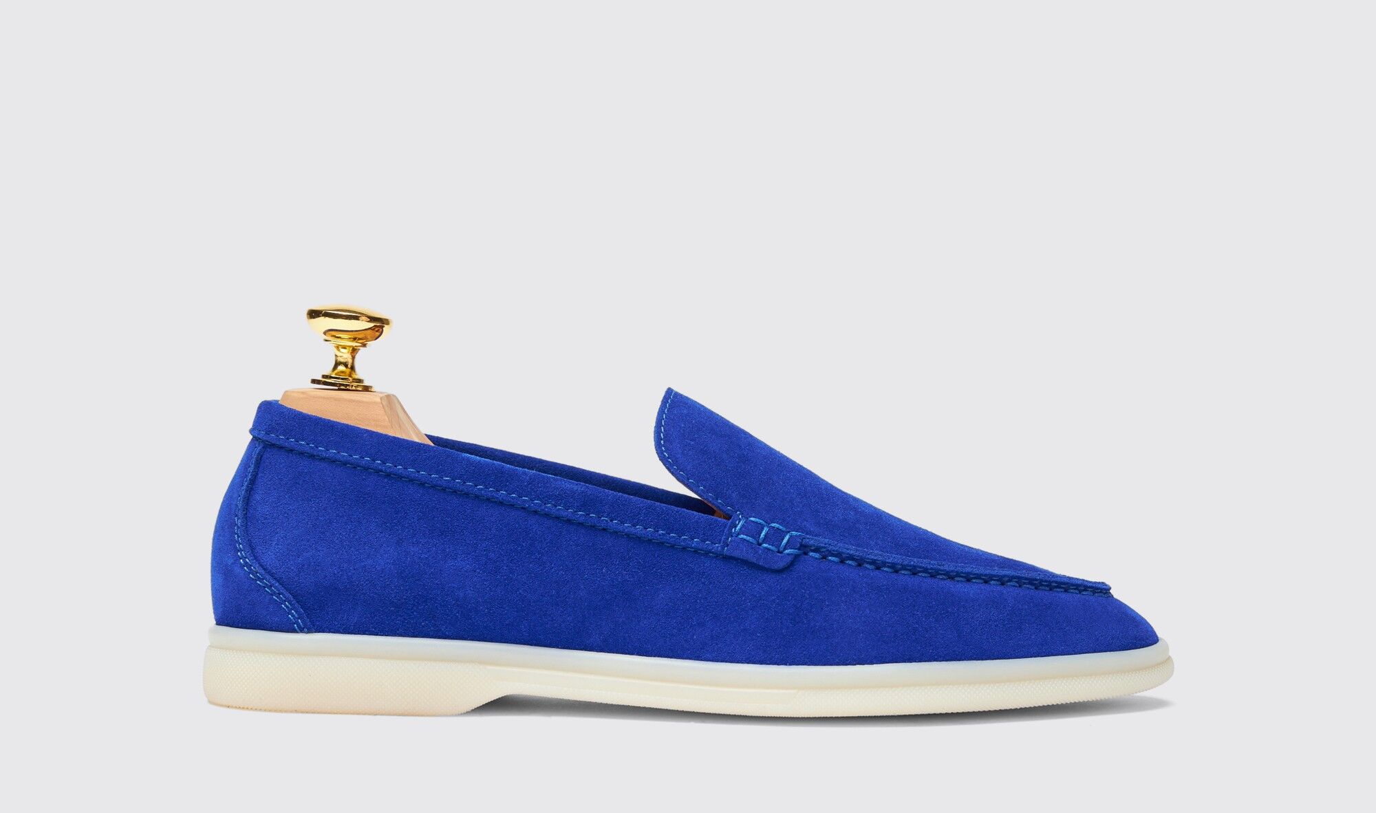 Scarosso Ludovica Electric Blue Suede  - Donna Mocassini Electric Blue - Suede 40