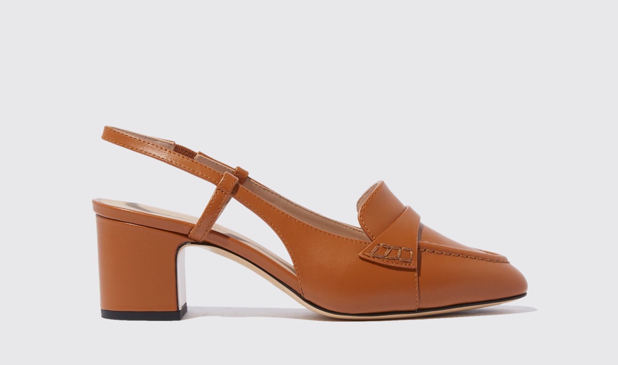 Scarosso Bianca Cognac - Donna Décolleté Cognac - Calf 37,5