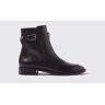 Scarosso Kelly Black - Donna Jodhpur Boots Nero - Vitello 38,5