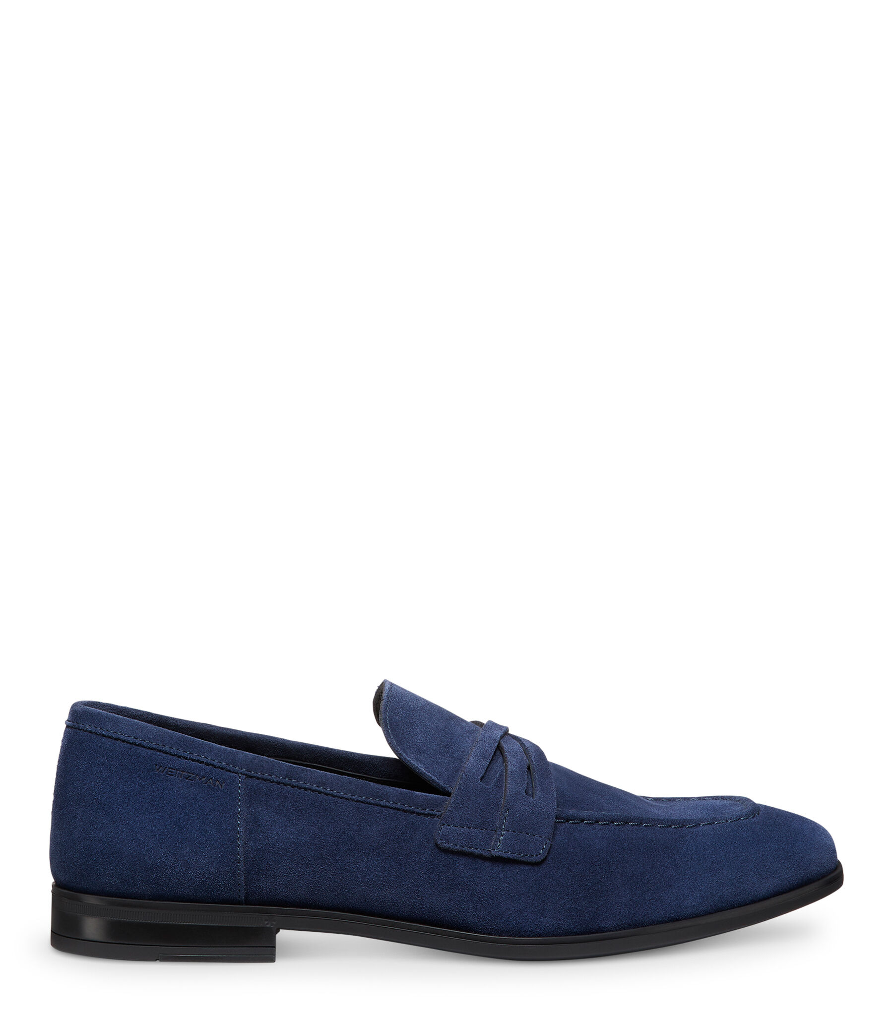 Stuart Weitzman Simon Crisscross Loafer - Uomo Mocassini Blue 43