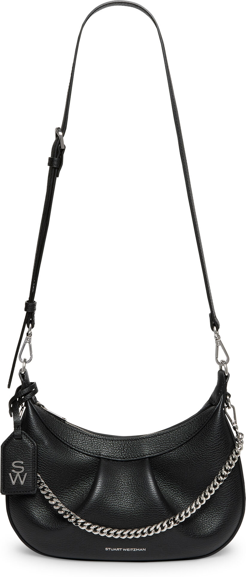 Stuart Weitzman Stellar Crescent Bag - Donna  Black One Size