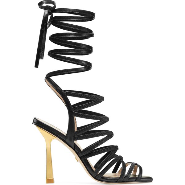 stuart weitzman jaxie 100 sandal - donna  nero 35