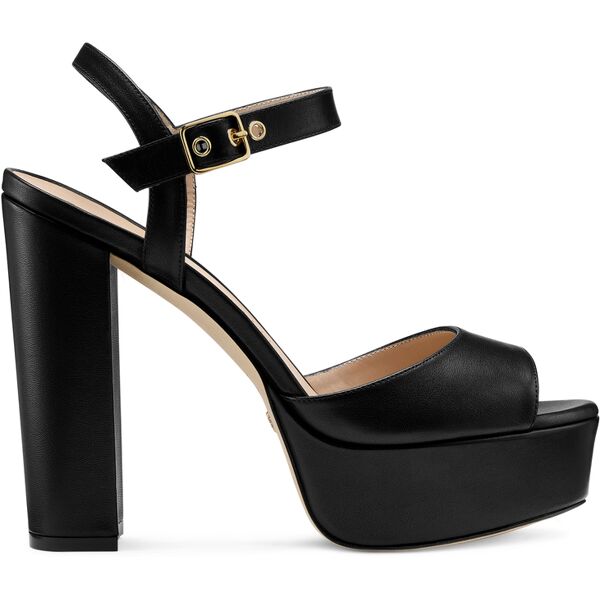 stuart weitzman ryder 95 platform sandal - donna sandali black 38.5