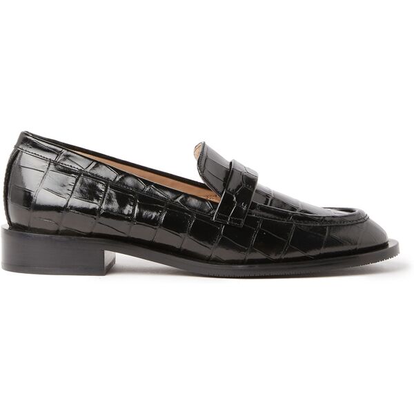 stuart weitzman palmer sleek loafer - donna mocassini e scarpe basse nero 37