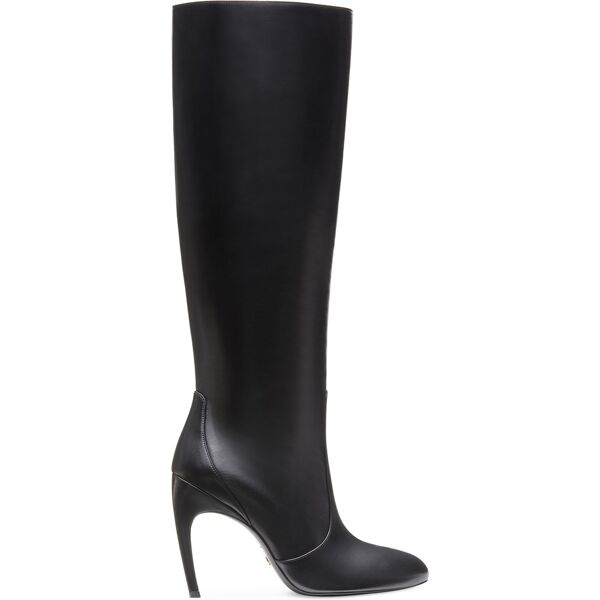 stuart weitzman luxecurve 100 slouch boot - donna  nero 38