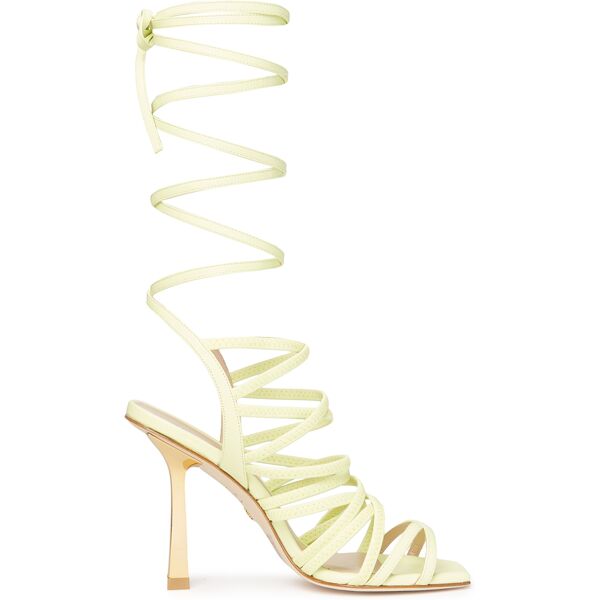 stuart weitzman jaxie 100 sandal - donna  lime elettrico 36.5