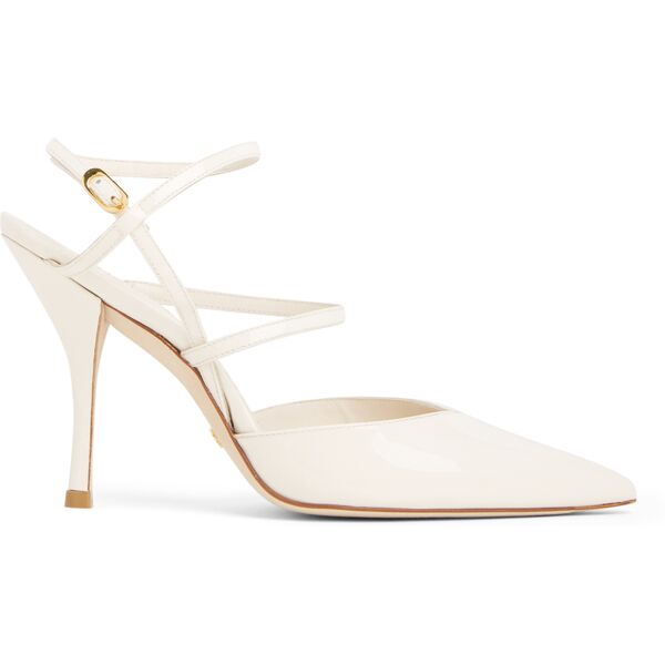 stuart weitzman strapeze 100 pump - donna  bianco 39