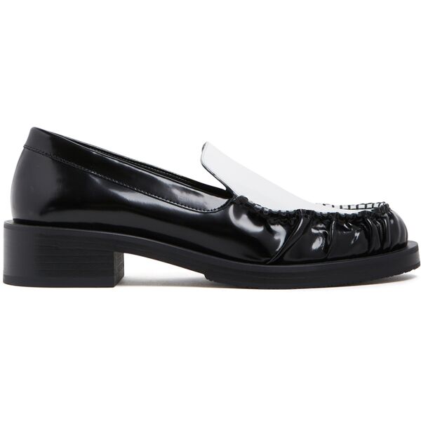 stuart weitzman grayson loafer - donna  black/white 39