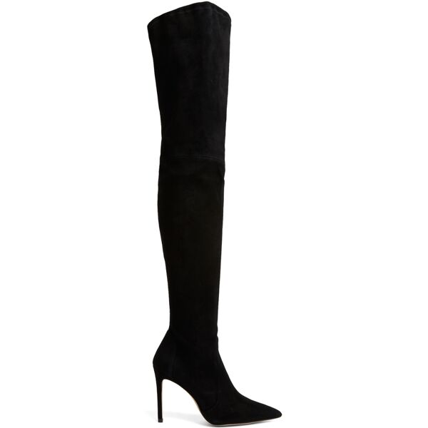 stuart weitzman ultrastuart 100 stretch boot - donna stivali e stivaletti black 37.5