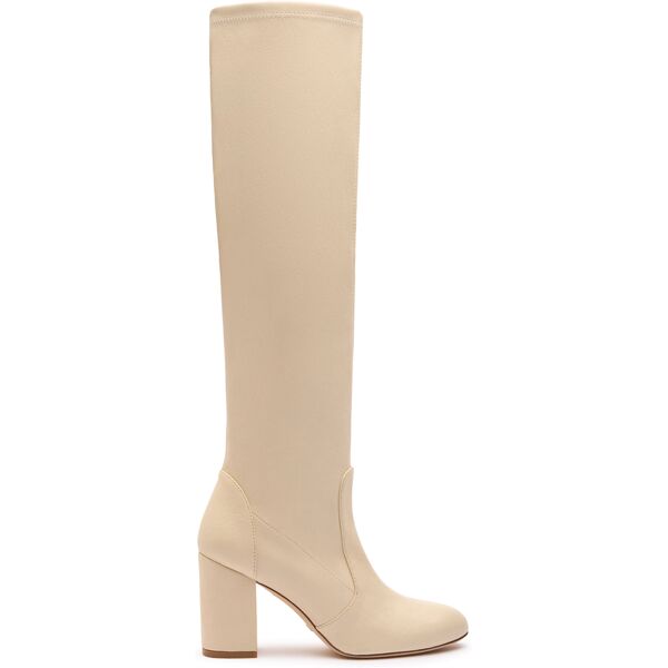 stuart weitzman yuliana 85 slouch boot - donna stivali e stivaletti alabaster 38