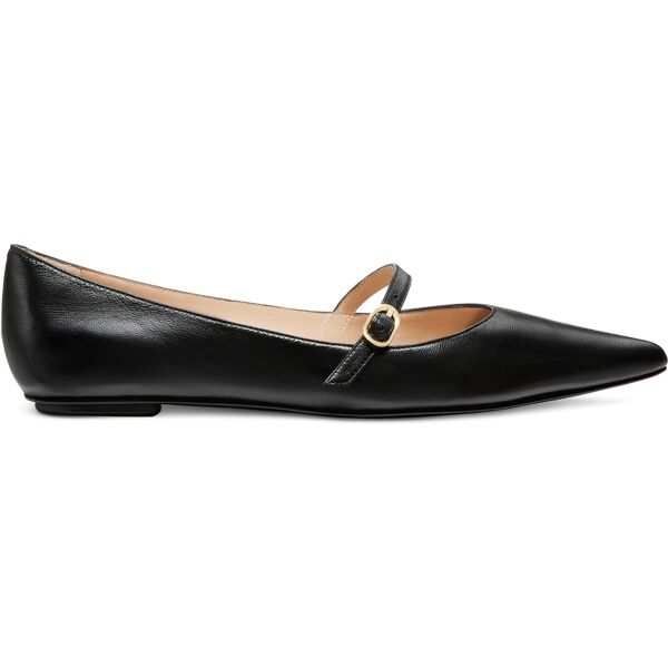 stuart weitzman emilia mary jane flat - donna mocassini e scarpe basse black 40.5