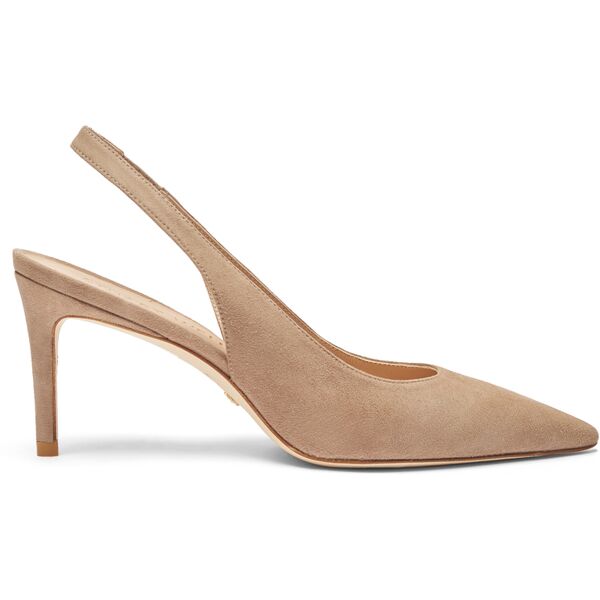 stuart weitzman stuart 75 slingback pump - donna décolleté e slingback cashmere 40