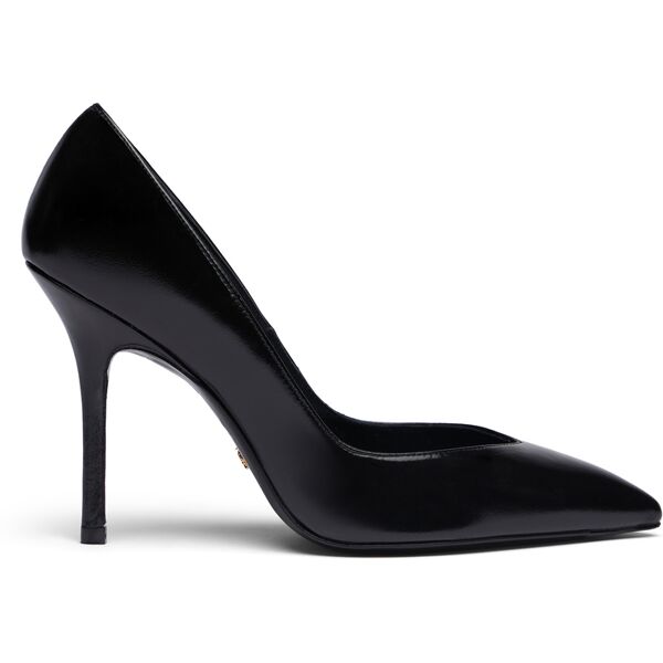 stuart weitzman eva 100 pump - donna décolleté e slingback black 36.5