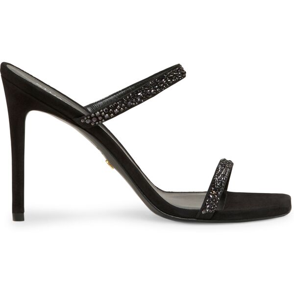 stuart weitzman aleena royale 100 slide - donna sandali black/graphite 39