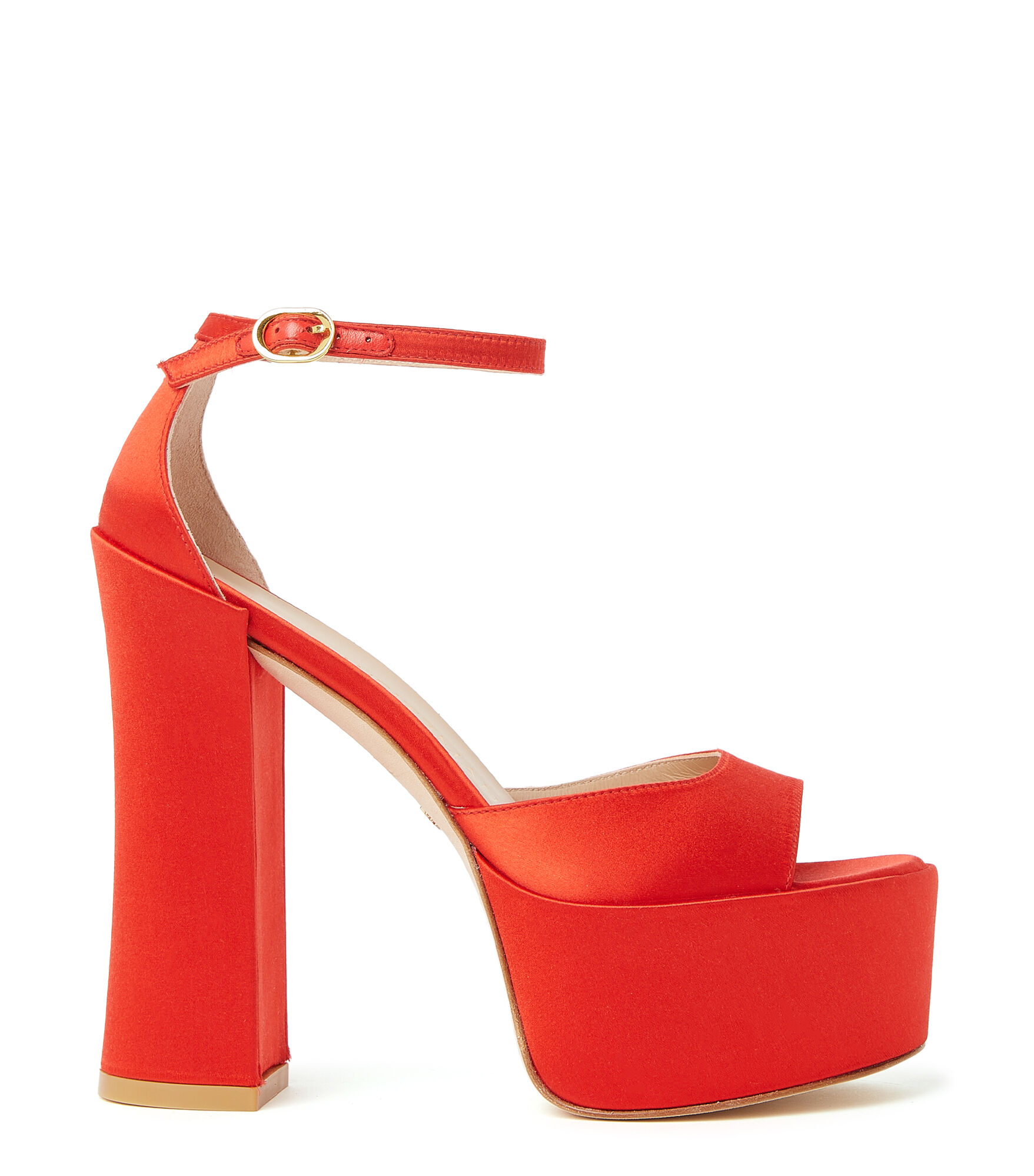 Stuart Weitzman Skyhigh 145 Platform Sandal - Donna  Rosso Rossetto 39