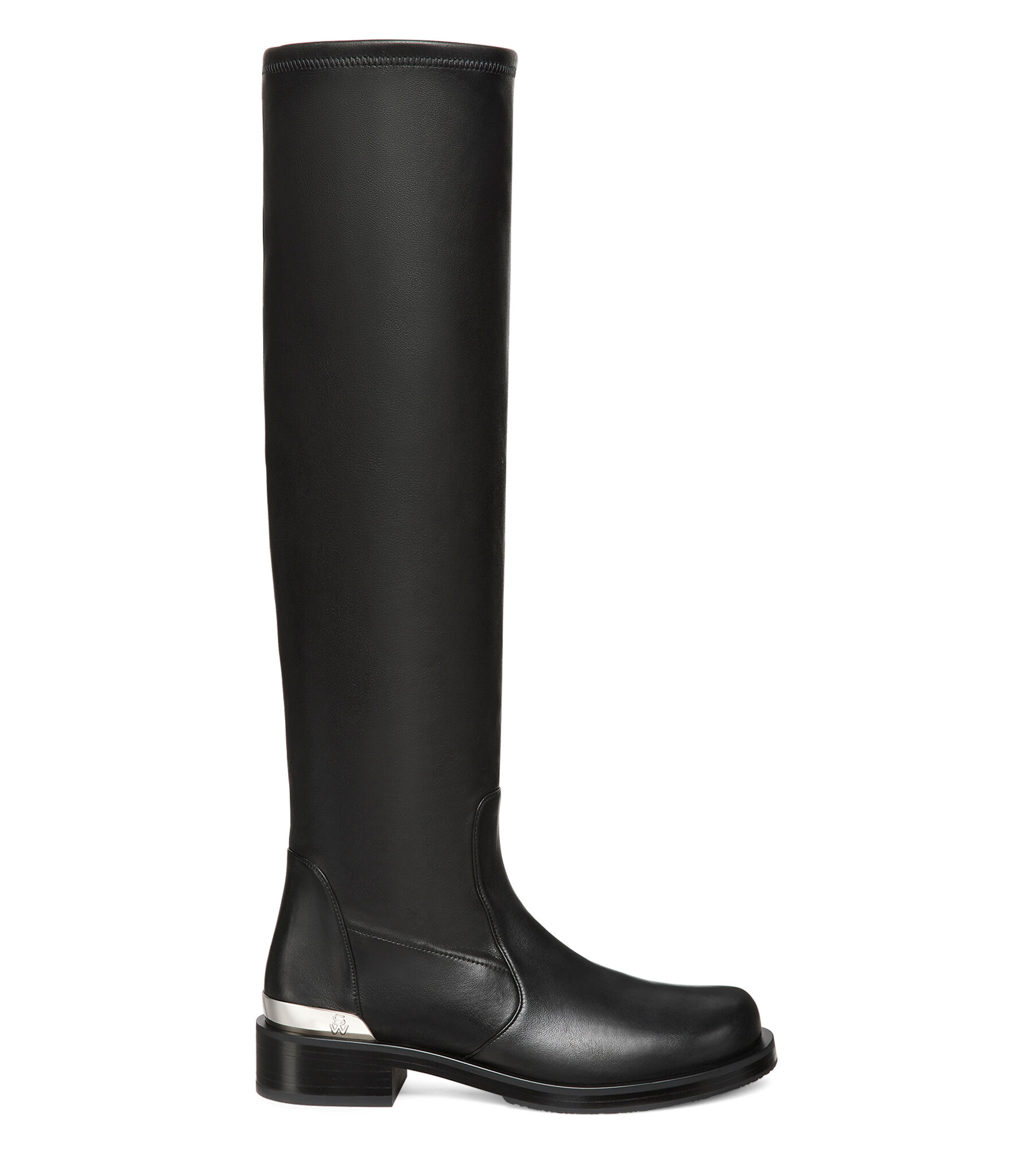 Stuart Weitzman Mercer Bold Sw Logo Slouch Boot - Donna Stivali E Stivaletti Black 36