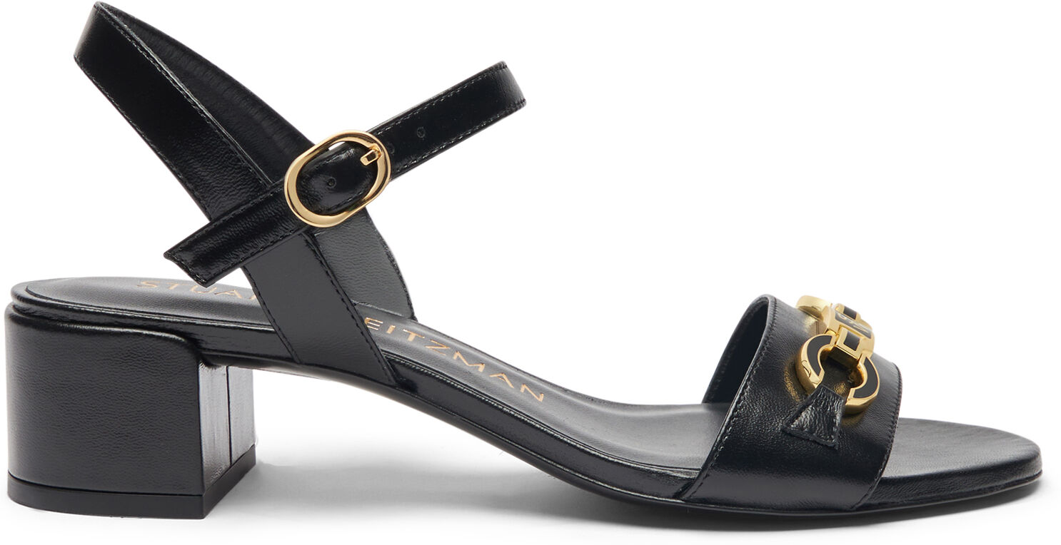 Stuart Weitzman Sw Signature 35 Sandal - Donna Sandali Black Tonal 40.5