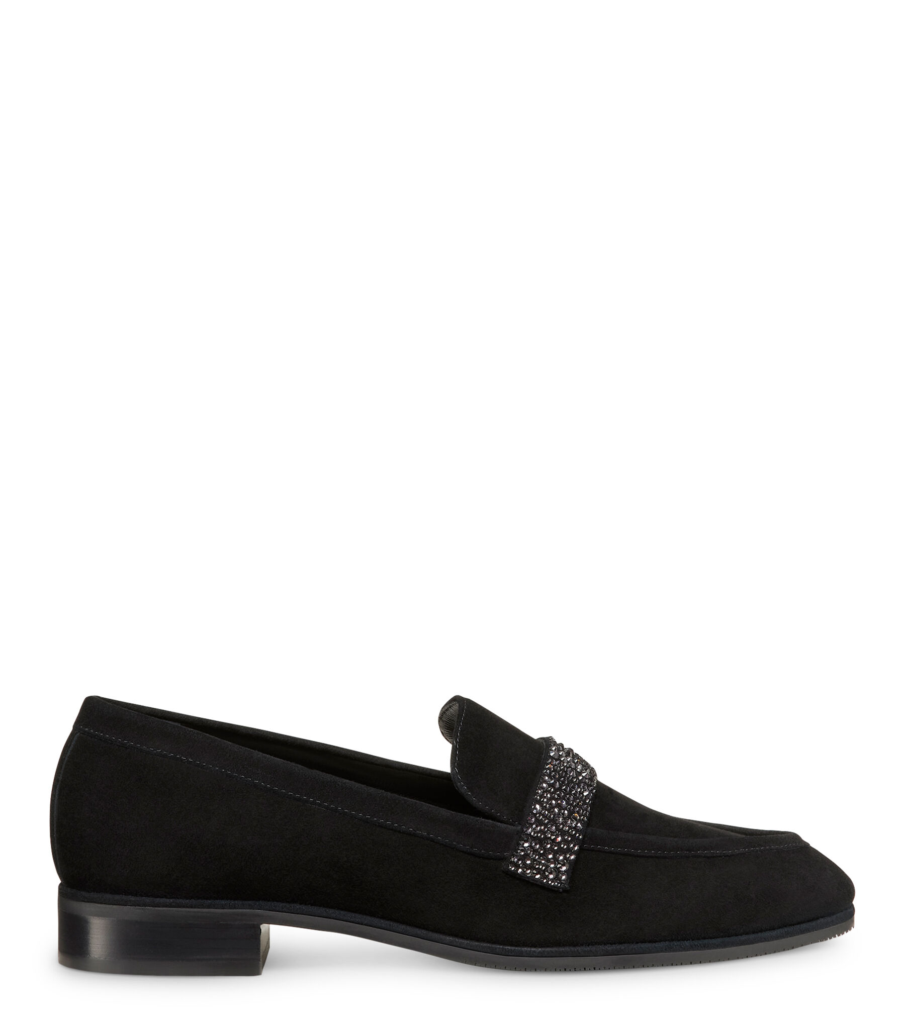 Stuart Weitzman Palmer Sleek Royale Loafer - Donna Mocassini E Scarpe Basse Black/graphite 38.5