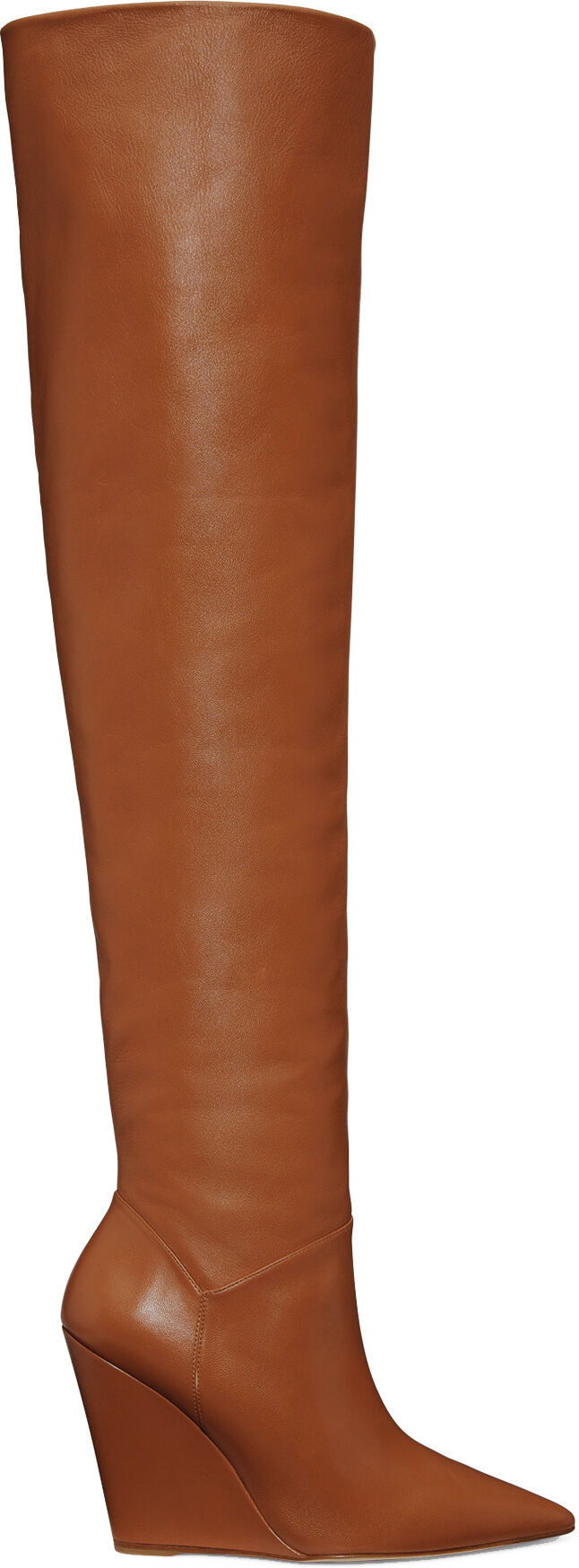 Stuart Weitzman Saloon 100 Wedge Boot - Donna  Toffee 36.5