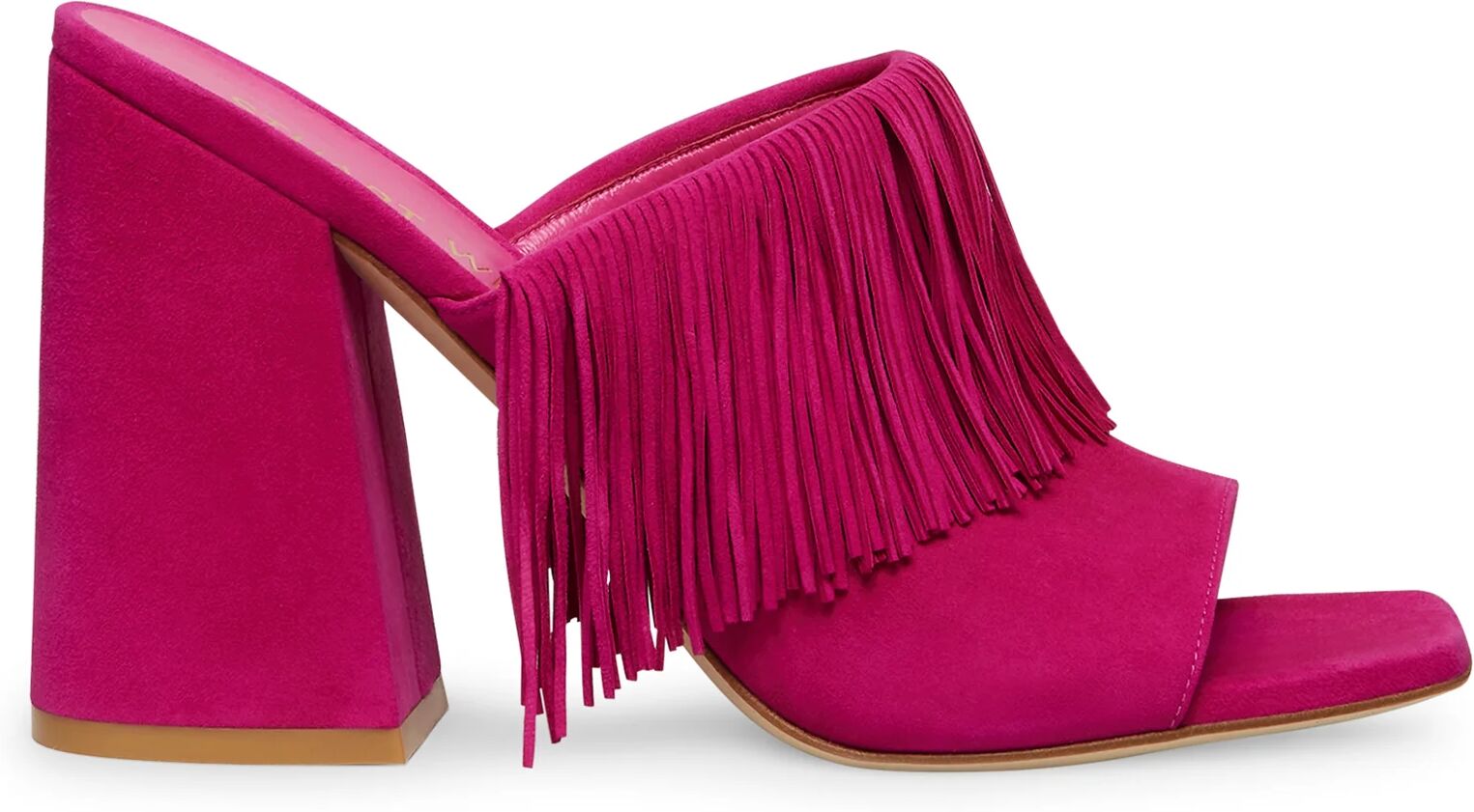 Stuart Weitzman Tia Fringe 100 Slide - Donna Sandali Begonia 37