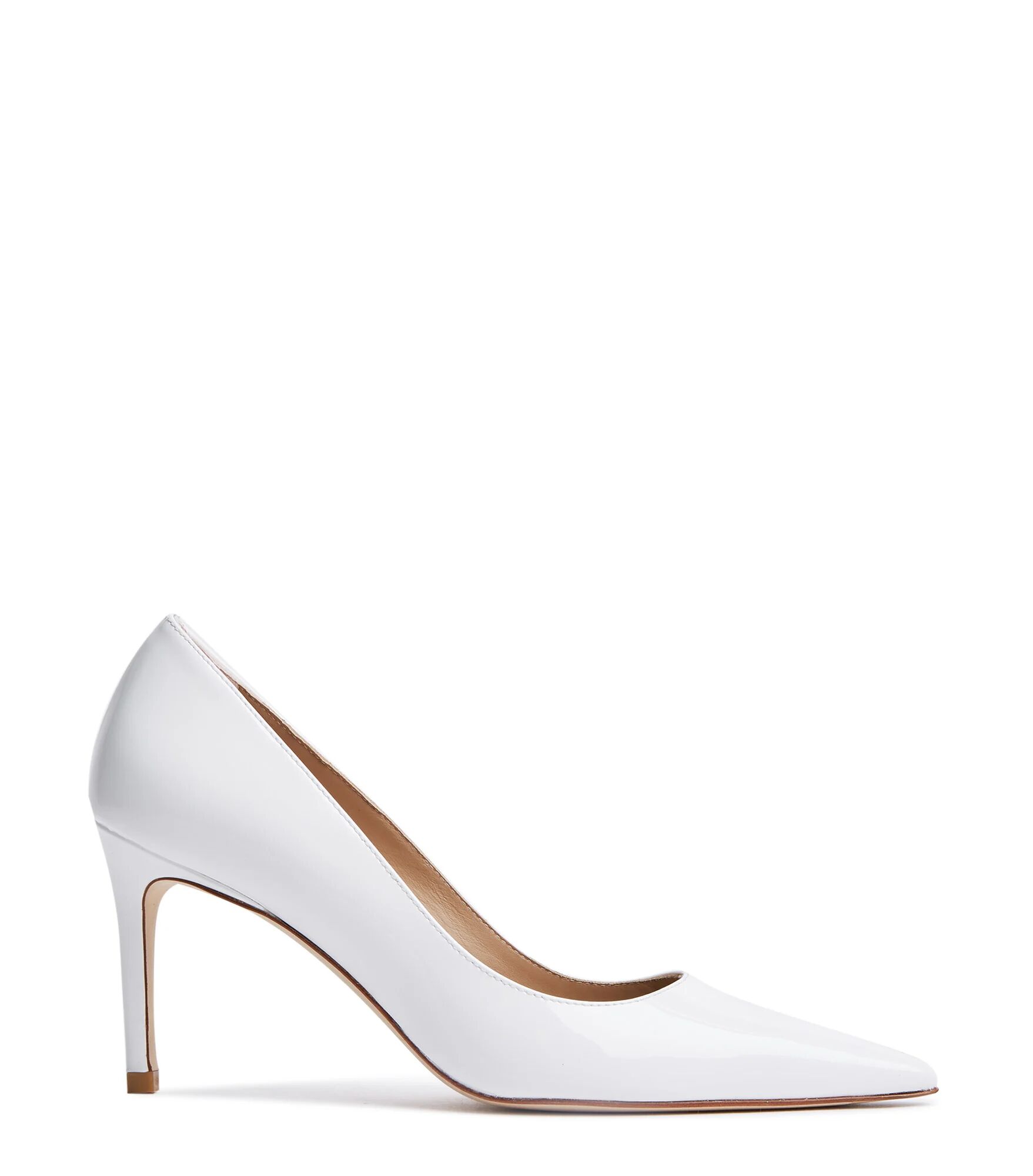 Stuart Weitzman Stuart 85 Pump - Donna Décolleté E Slingback Bianco 39