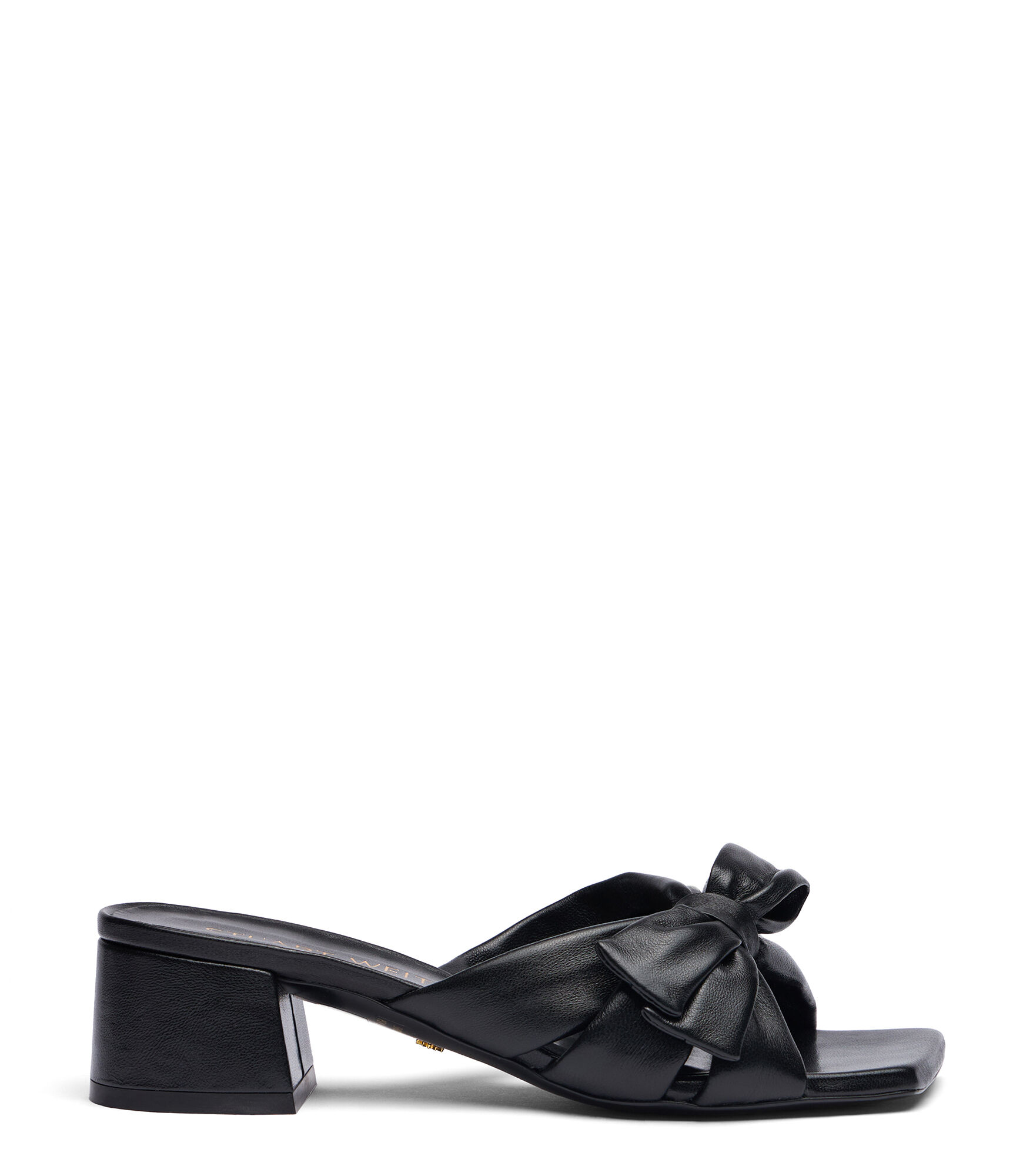 Stuart Weitzman Sofia 45 Slide - Donna Sandali Black 38.5