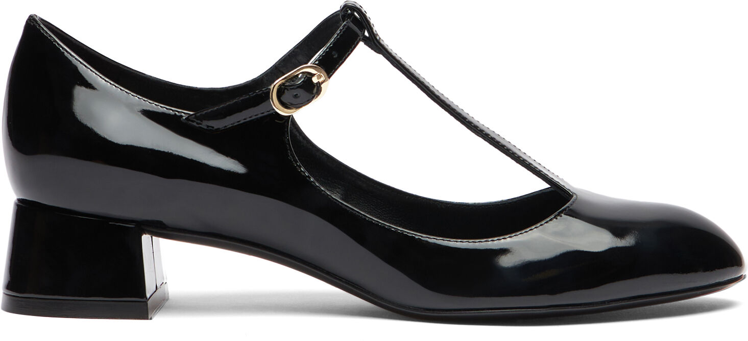 Stuart Weitzman Vivienne T-strap Pump - Donna Décolleté E Slingback Black 38.5