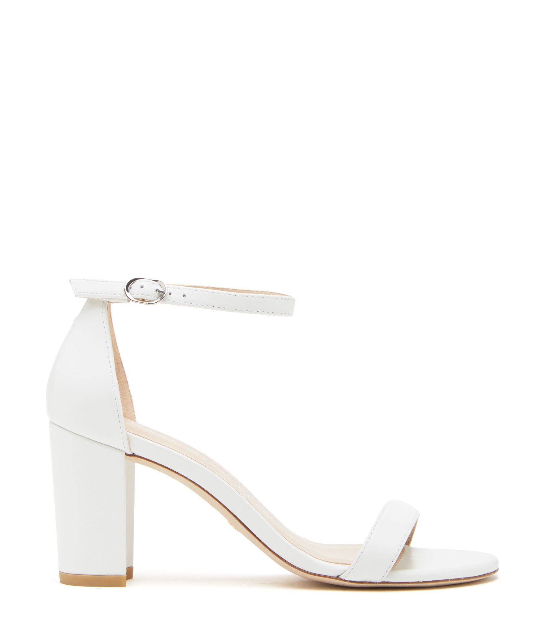 Stuart Weitzman Nearlynude - Donna Sandali Bianco 38.5