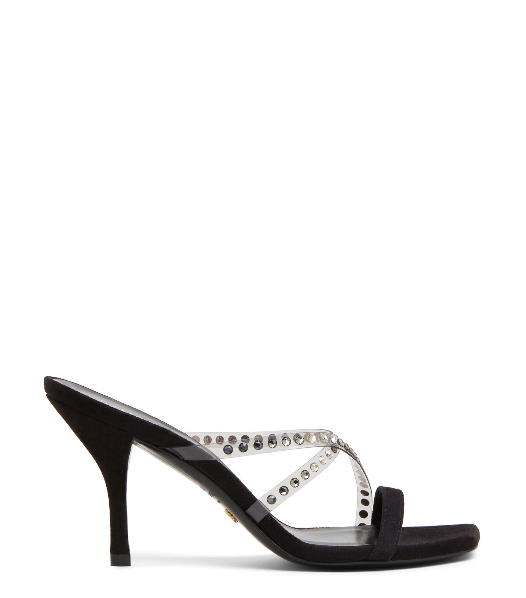 Stuart Weitzman Strapeze Crystal 85 Slide - Donna  Black 39